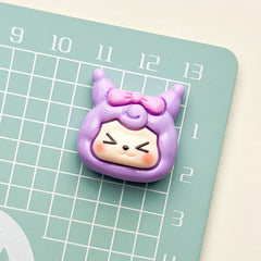 DIY Cute Small Animal Charms Accessories – Customizable Phone Case, Hairpin, Fridge Magnet & Keychain Set