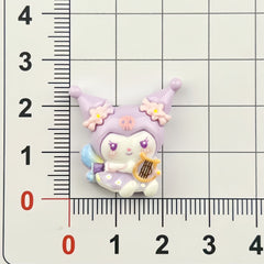 DIY Trumpet Music Sanrio Charms Accessories – Customizable Phone Case, Hairpin, Fridge Magnet & Keychain Set