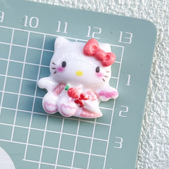 DIY Animal Cartoon Charms Accessories – Customizable Phone Case, Hairpin, Fridge Magnet & Keychain Set