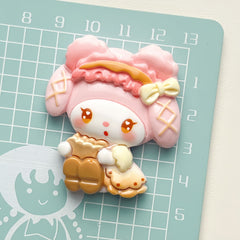 DIY Cute Cartoon Charms Accessories – Customizable Phone Case, Hairpin, Fridge Magnet & Keychain Set