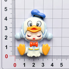 DIY Kids Wearing Duck Hats Charms Accessories – Customizable Phone Case, Hairpin, Fridge Magnet & Keychain Set