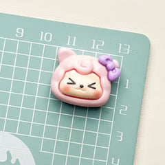 DIY Cute Small Animal Charms Accessories – Customizable Phone Case, Hairpin, Fridge Magnet & Keychain Set