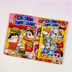 DIY Shin-chan Of McDonald Acrylic Shaky Notebook - Customizable with Trendy & Anime IP Characters