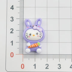 DIY Bag Kitten Charms Accessories – Customizable Phone Case, Hairpin, Fridge Magnet & Keychain Set