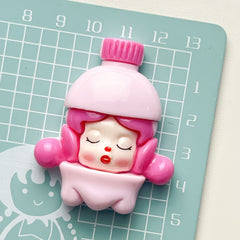 DIY Cartoon Multicolor Creative Water Bottle Charms Accessories – Customizable Phone Case, Hairpin, Fridge Magnet & Keychain Set