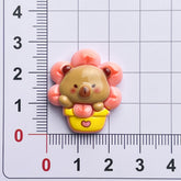 DIY Bath Capy Charms Accessories – Customizable Phone Case, Hairpin, Fridge Magnet & Keychain Set