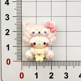 DIY Hat Cartoon Animal Charms Accessories – Customizable Phone Case, Hairpin, Fridge Magnet & Keychain Set