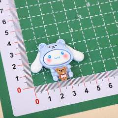 DIY Cartoon Glossy Sanrio Charms Accessories – Customizable Phone Case, Hairpin, Fridge Magnet & Keychain Set