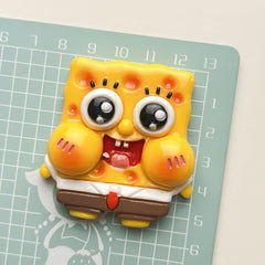 DIY Big Star Cartoon Charms Accessories – Customizable Phone Case, Hairpin, Fridge Magnet & Keychain Set