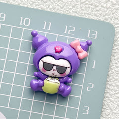 DIY Cute Summer Swimming Sanrio Charms Accessories – Customizable Phone Case, Hairpin, Fridge Magnet & Keychain Set