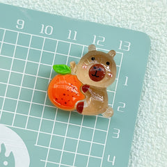 DIY Holding Fruit Bala Charms Accessories – Customizable Phone Case, Hairpin, Fridge Magnet & Keychain Set