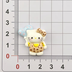 DIY Leopard Print Kitten Charms Accessories – Customizable Phone Case, Hairpin, Fridge Magnet & Keychain Set