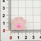 DIY multicolor cat paw cookies Charms Accessories – Customizable Phone Case, Hairpin, Fridge Magnet & Keychain Set