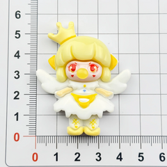 DIY Bubble Girl Charms Accessories – Customizable Phone Case, Hairpin, Fridge Magnet & Keychain Set