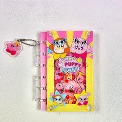 DIY Kirby Acrylic Shaky Notebook - Customizable with Trendy & Anime IP Characters