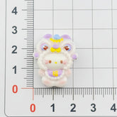 DIY multi-color lion dance kitten Charms Accessories – Customizable Phone Case, Hairpin, Fridge Magnet & Keychain Set
