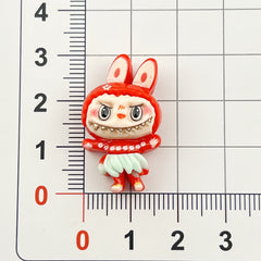 DIY Cartoon Cute Happy Little Doll Charms Accessories – Customizable Phone Case, Hairpin, Fridge Magnet & Keychain Set