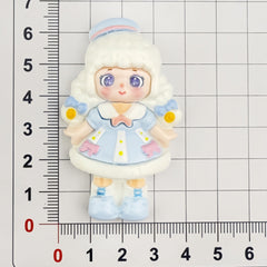 DIY Little Nami Girl Charms Accessories – Customizable Phone Case, Hairpin, Fridge Magnet & Keychain Set