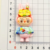 DIY Colorful Figurine Charms Accessories – Customizable Phone Case, Hairpin, Fridge Magnet & Keychain Set