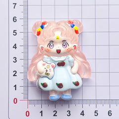 DIY Night Glow Strap Pants Charms Accessories – Customizable Phone Case, Hairpin, Fridge Magnet & Keychain Set