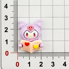 DIY Reading Little Seagull Charms Accessories – Customizable Phone Case, Hairpin, Fridge Magnet & Keychain Set