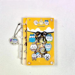 DIY Cute Chiikawa Acrylic Shaky Notebook - Customizable with Trendy & Anime IP Characters