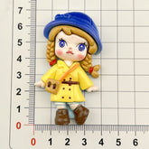 DIY Lily Girl Charms Accessories – Customizable Phone Case, Hairpin, Fridge Magnet & Keychain Set