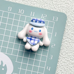 DIY Plaid Skirt by Little Ou Charms Accessories – Customizable Phone Case, Hairpin, Fridge Magnet & Keychain Set