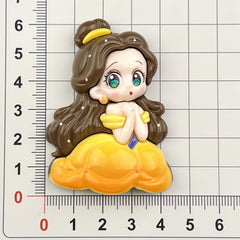 DIY Princess Charms Accessories – Customizable Phone Case, Hairpin, Fridge Magnet & Keychain Set