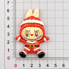 DIY Small Cartoon Christmas Angel Doll Charms Accessories – Customizable Phone Case, Hairpin, Fridge Magnet & Keychain Set