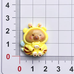 DIY Bath Capy Charms Accessories – Customizable Phone Case, Hairpin, Fridge Magnet & Keychain Set