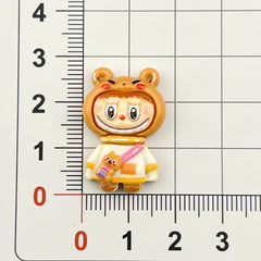 DIY Transforming Kindergarten Doll Charms Accessories – Customizable Phone Case, Hairpin, Fridge Magnet & Keychain Set