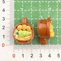 DIY Cooking Pot Toy Charms Accessories – Customizable Phone Case, Hairpin, Fridge Magnet & Keychain Set