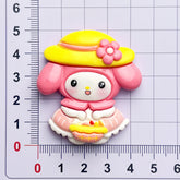 DIY Camping Sanrio Charms Accessories – Customizable Phone Case, Hairpin, Fridge Magnet & Keychain Set