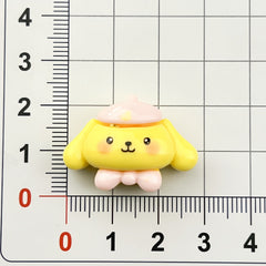 DIY Fat Head Little Ou Charms Accessories – Customizable Phone Case, Hairpin, Fridge Magnet & Keychain Set