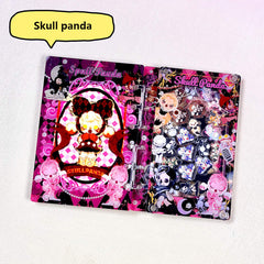 DIY Pink Skullpanda Acrylic Shaky Notebook - Customizable with Trendy & Anime IP Characters
