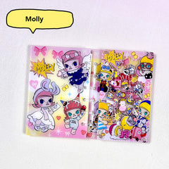 DIY Molly Acrylic Shaky Notebook - Customizable with Trendy & Anime IP Characters