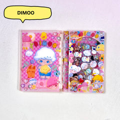 DIY Dimoo Acrylic Shaky Notebook - Customizable with Trendy & Anime IP Characters
