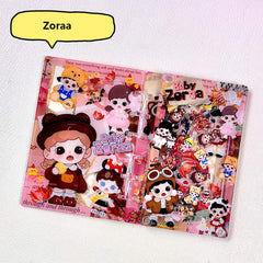 DIY Zoraa Acrylic Shaky Notebook - Customizable with Trendy & Anime IP Characters