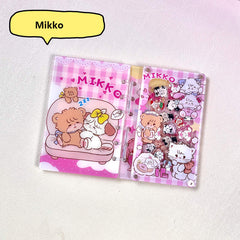 DIY Mikko Acrylic Shaky Notebook - Customizable with Trendy & Anime IP Characters