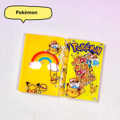 DIY Pokemon Pikachu Acrylic Shaky Notebook - Customizable with Trendy & Anime IP Characters