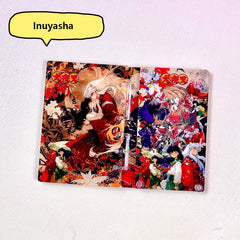 DIY Dark Red Inuyasha Acrylic Shaky Notebook - Customizable with Trendy & Anime IP Characters
