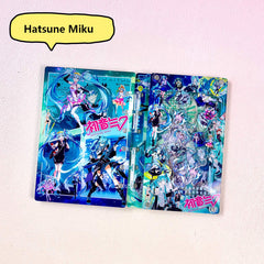 DIY Hatsune Miku Acrylic Shaky Notebook - Customizable with Trendy & Anime IP Characters