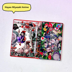 DIY Hayao Miyazaki's Anime Acrylic Shaky Notebook - Customizable with Trendy & Anime IP Characters