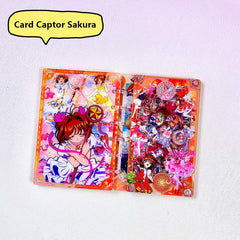 DIY Red Cardcaptor Sakura Acrylic Shaky Notebook - Customizable with Trendy & Anime IP Characters