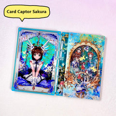 DIY Blue Cardcaptor Sakura Acrylic Shaky Notebook - Customizable with Trendy & Anime IP Characters