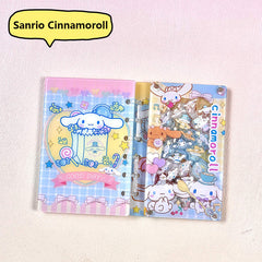 DIY Blue And Pink Cinnamoroll Acrylic Shaky Notebook - Customizable with Trendy & Anime IP Characters