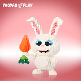Carrot Bunny Mini Building Block Set