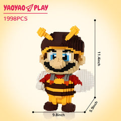 Bee Mario Mini Building Block Set
