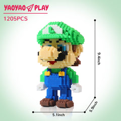 Green Yoshi Upgrade Mini Building Block Set